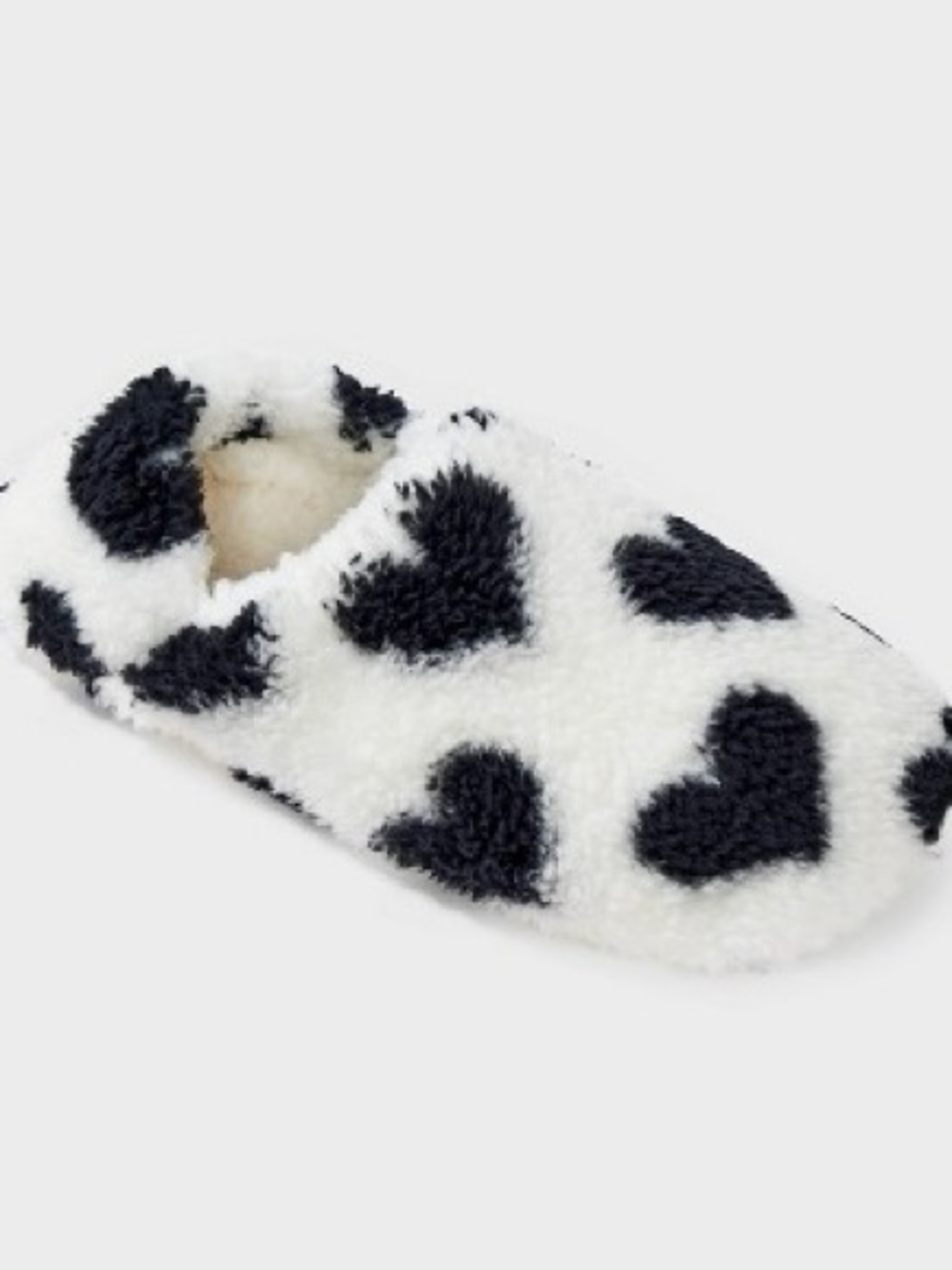 Target Slipper Socks with Grippers - White and Black